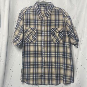 Vese Short Sleeve Button Up Mens XXL
